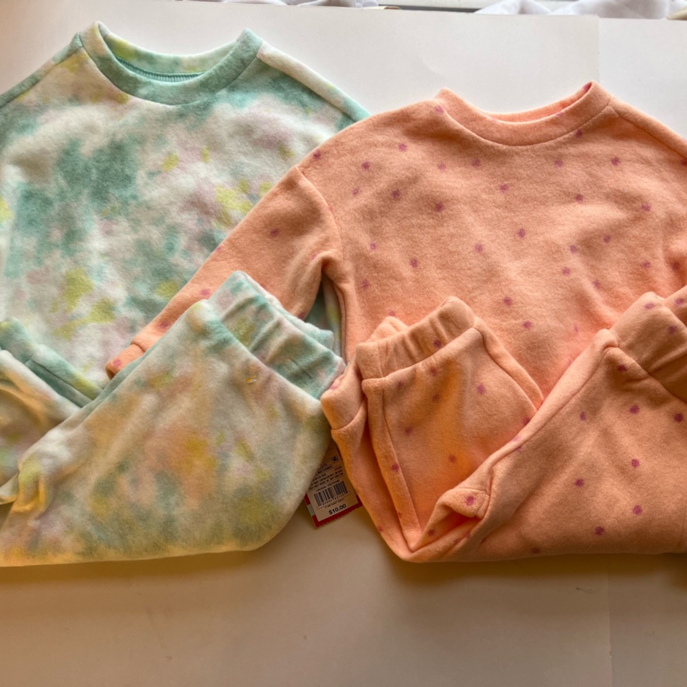 Girls 18 Month  Cat & Jack Pajama Lounge Wear Sets (2)